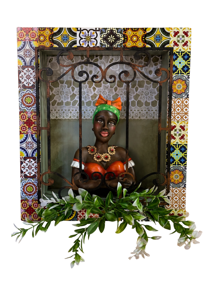Mulata en la ventana