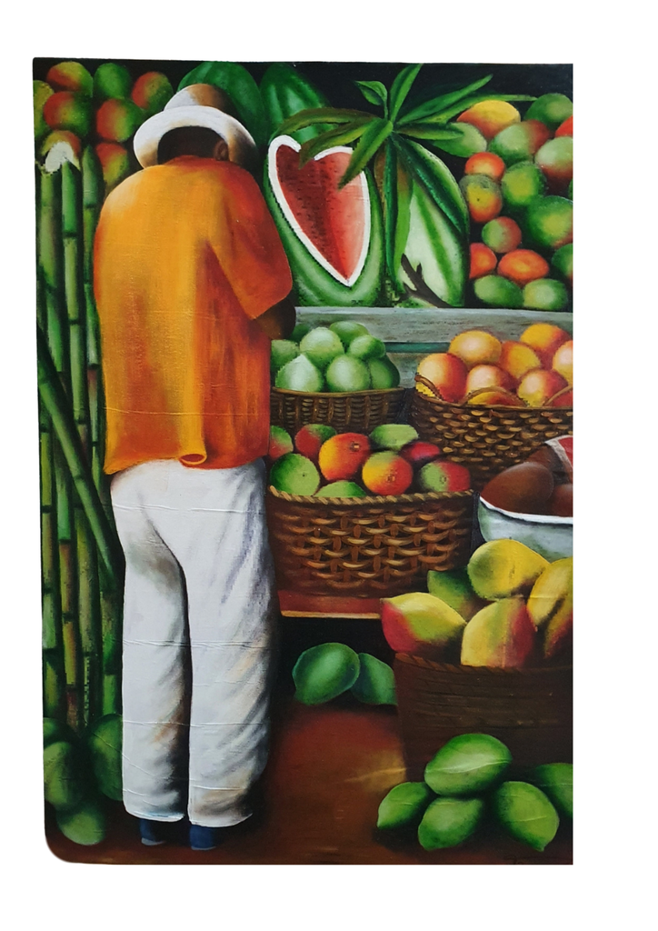 Hombre en el mercado