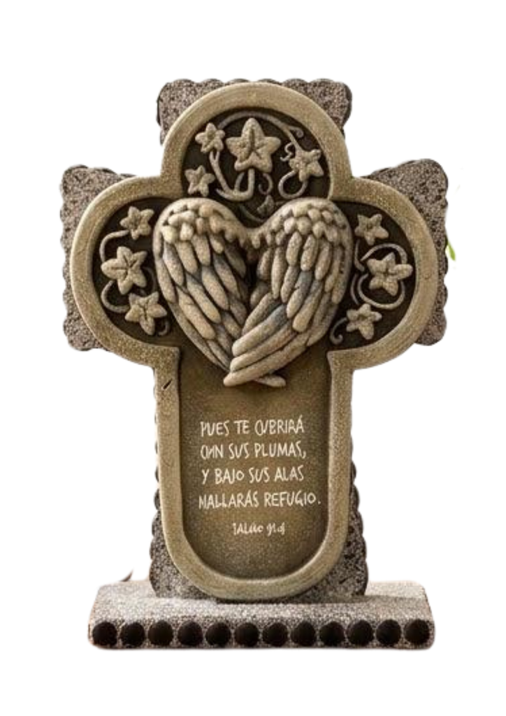 Adorno de Sobremesa en Relieve "Bajo Sus Alas"