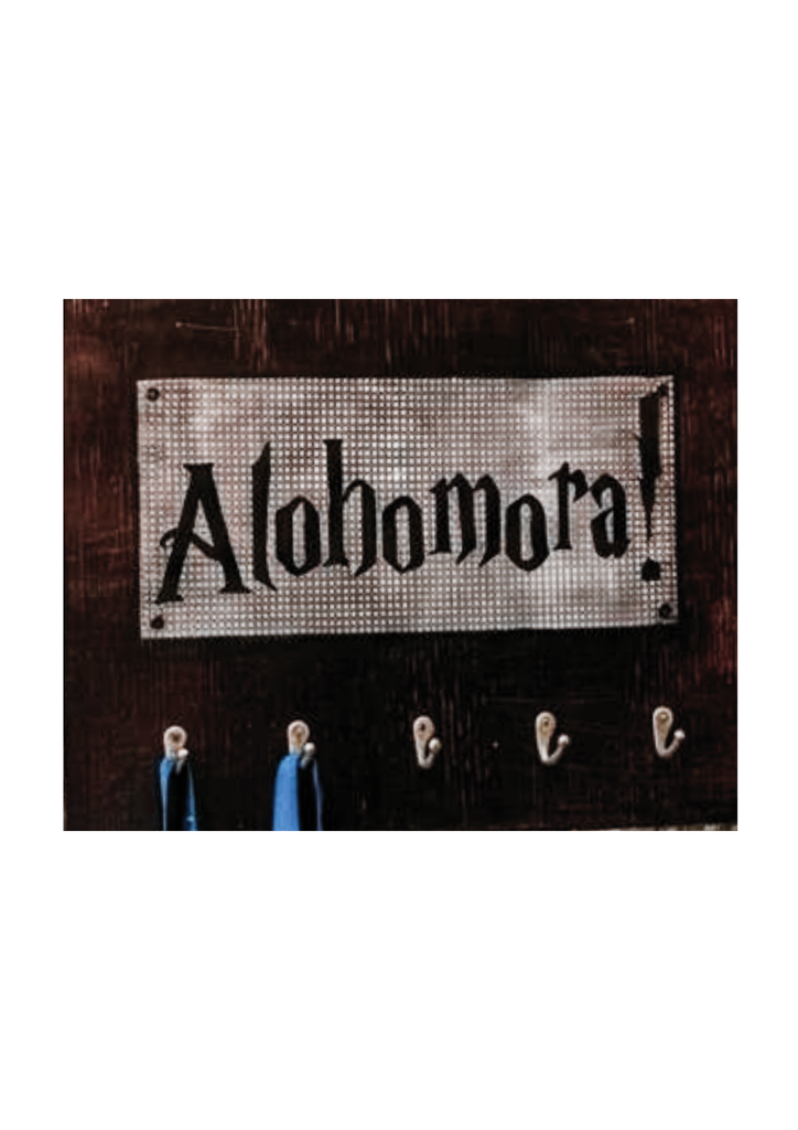 Porta llaves - Alohomora