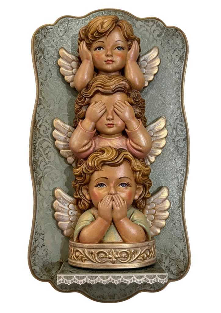 Colgante 79 - Trío de Angelitos "No Veo, No Oigo, No Hablo"