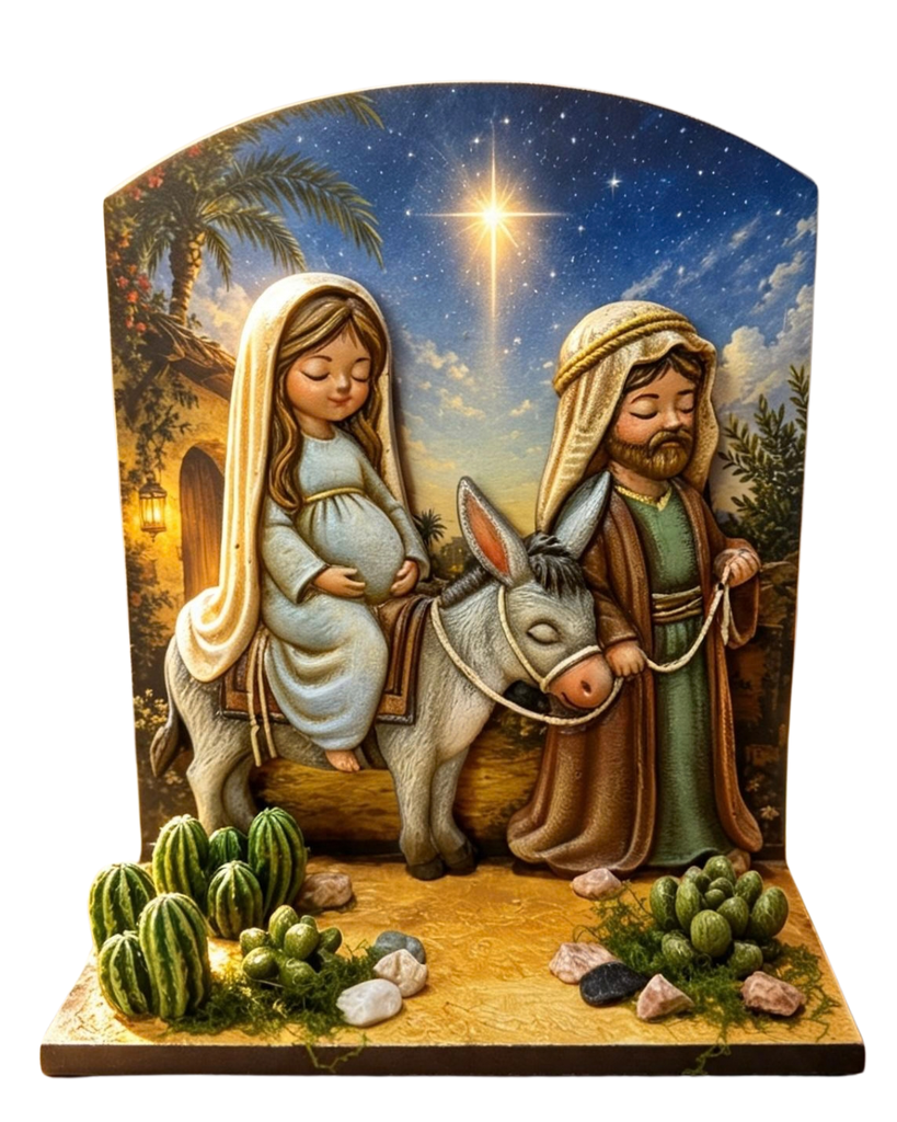 "Jornada a Belén" - Diorama Escultórico