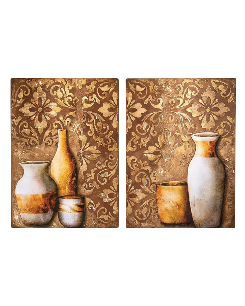 "Ánforas de Terracota" - Set Duet Wall Art