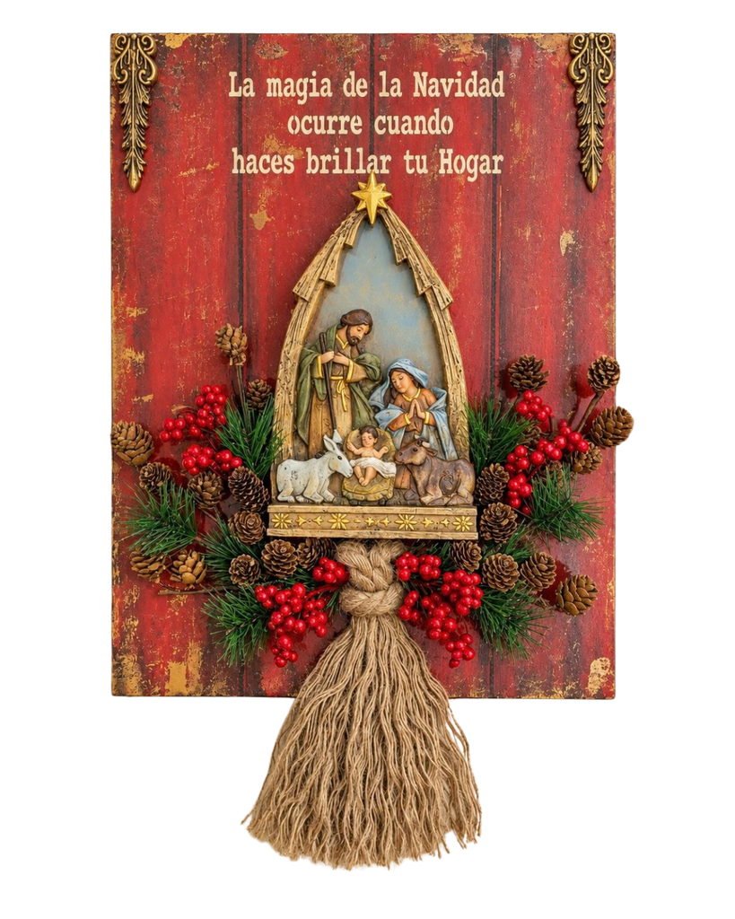 Pesebre XXIV - Panel Vertical "Magia del Hogar"