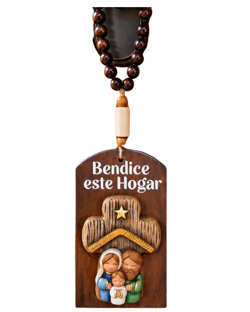 Pesebre XXX "Hogar en Paz & Cuentas" - Medallón Rústico