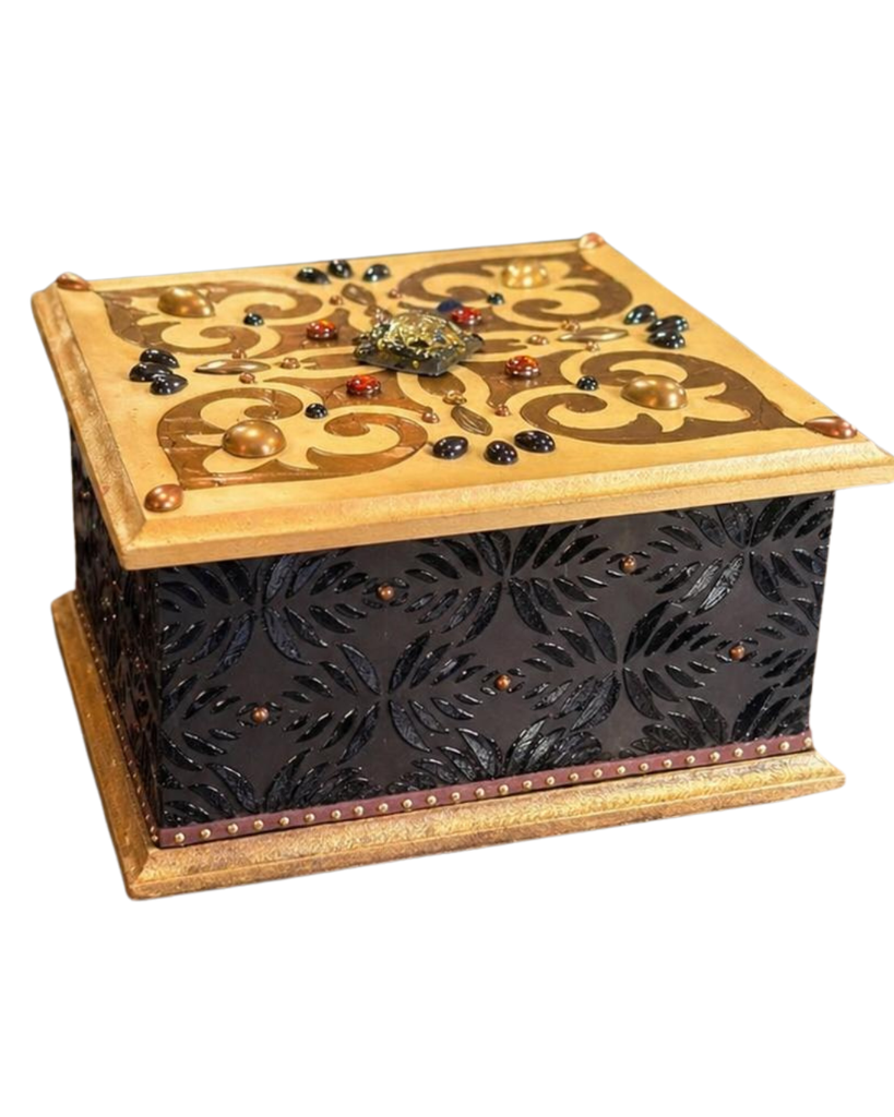 Caja 14 "Filigrana Imperial & Pedrería" - Caja Organizadora