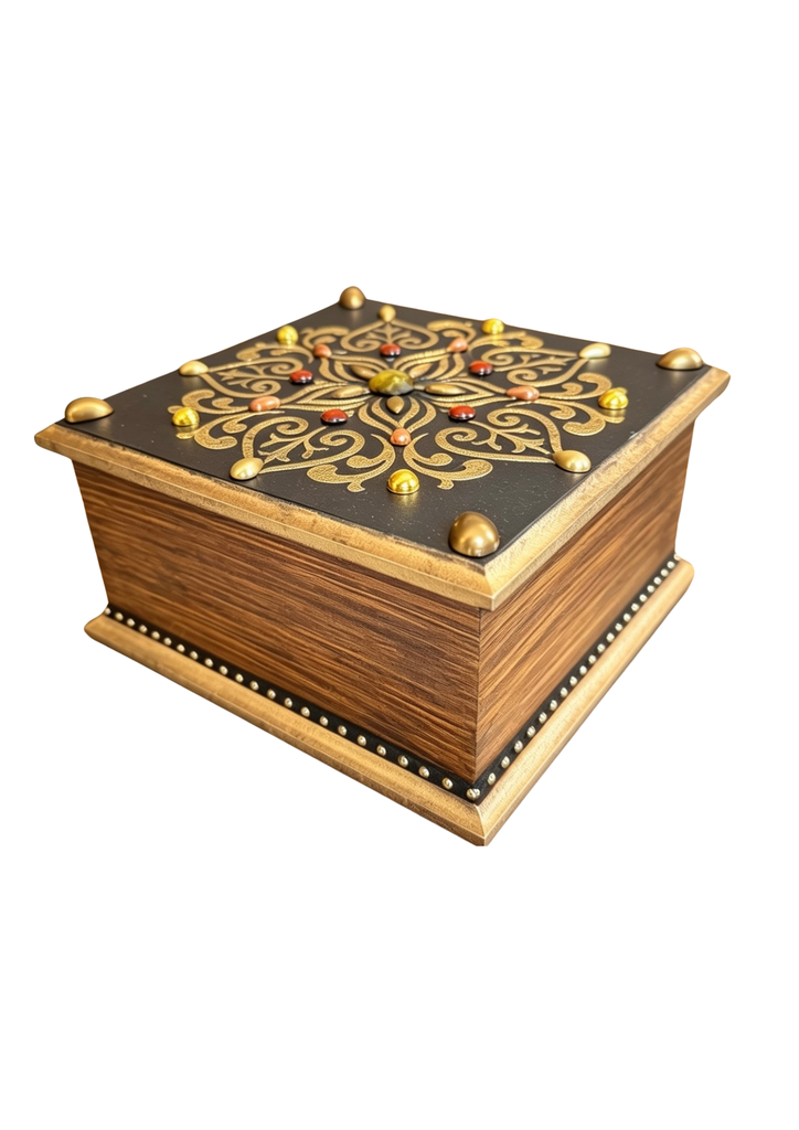Caja color madera