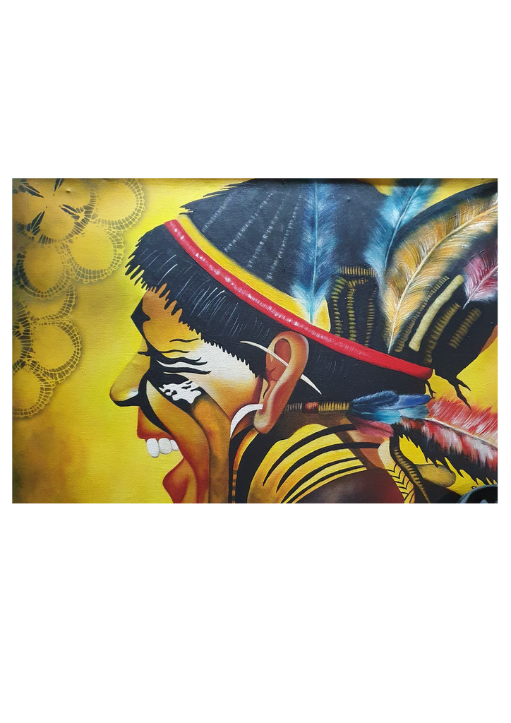 Pintura al óleo - Indígena